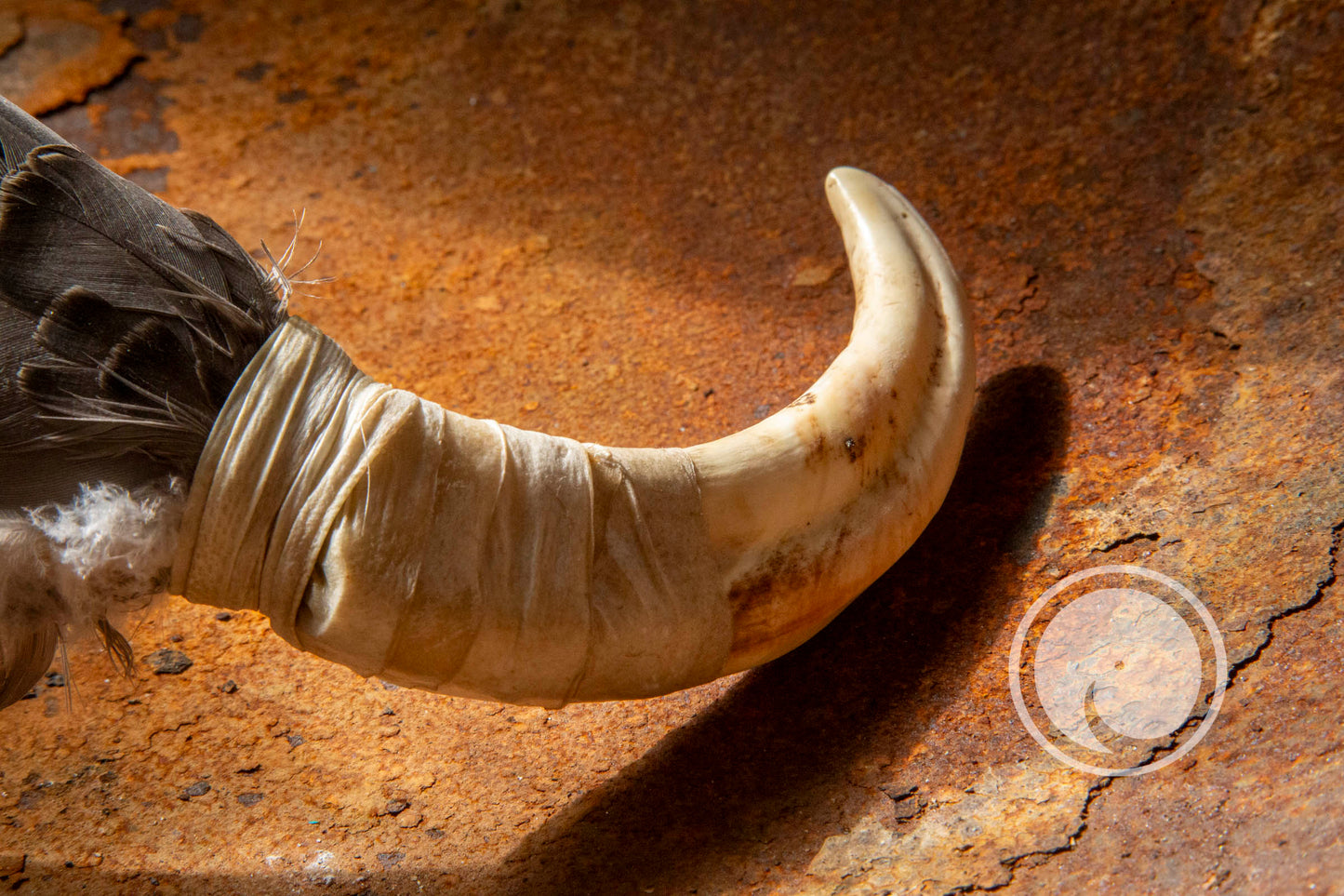 Smudge veer - Ganzen Vleugel met zwijn Handvat