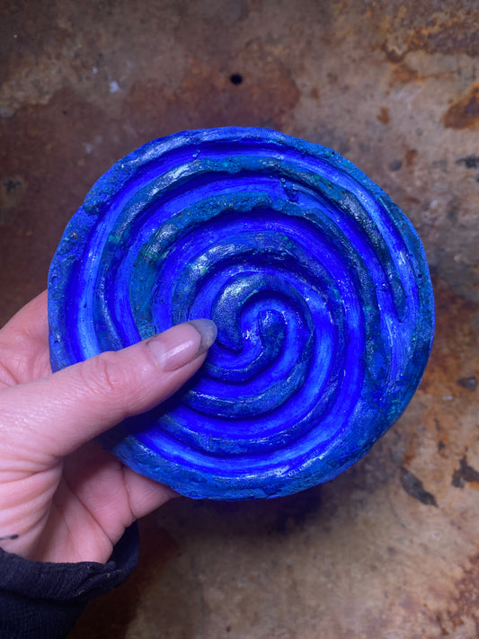 Vinger Labyrint klein - Koningsblauw