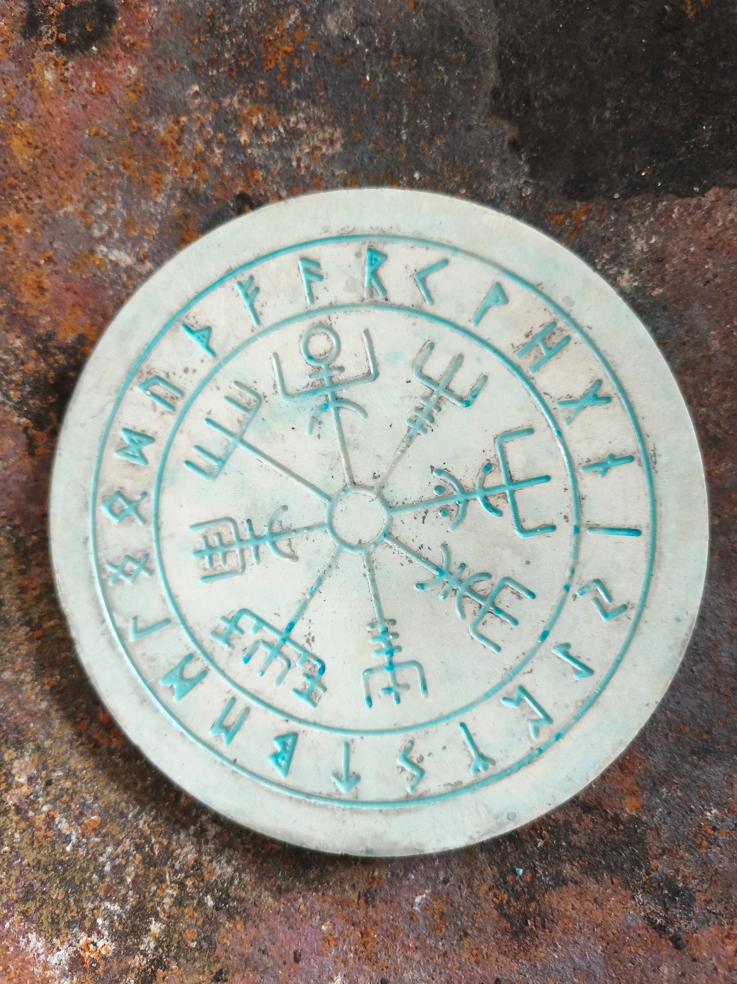 Vegvisir klein - aqua