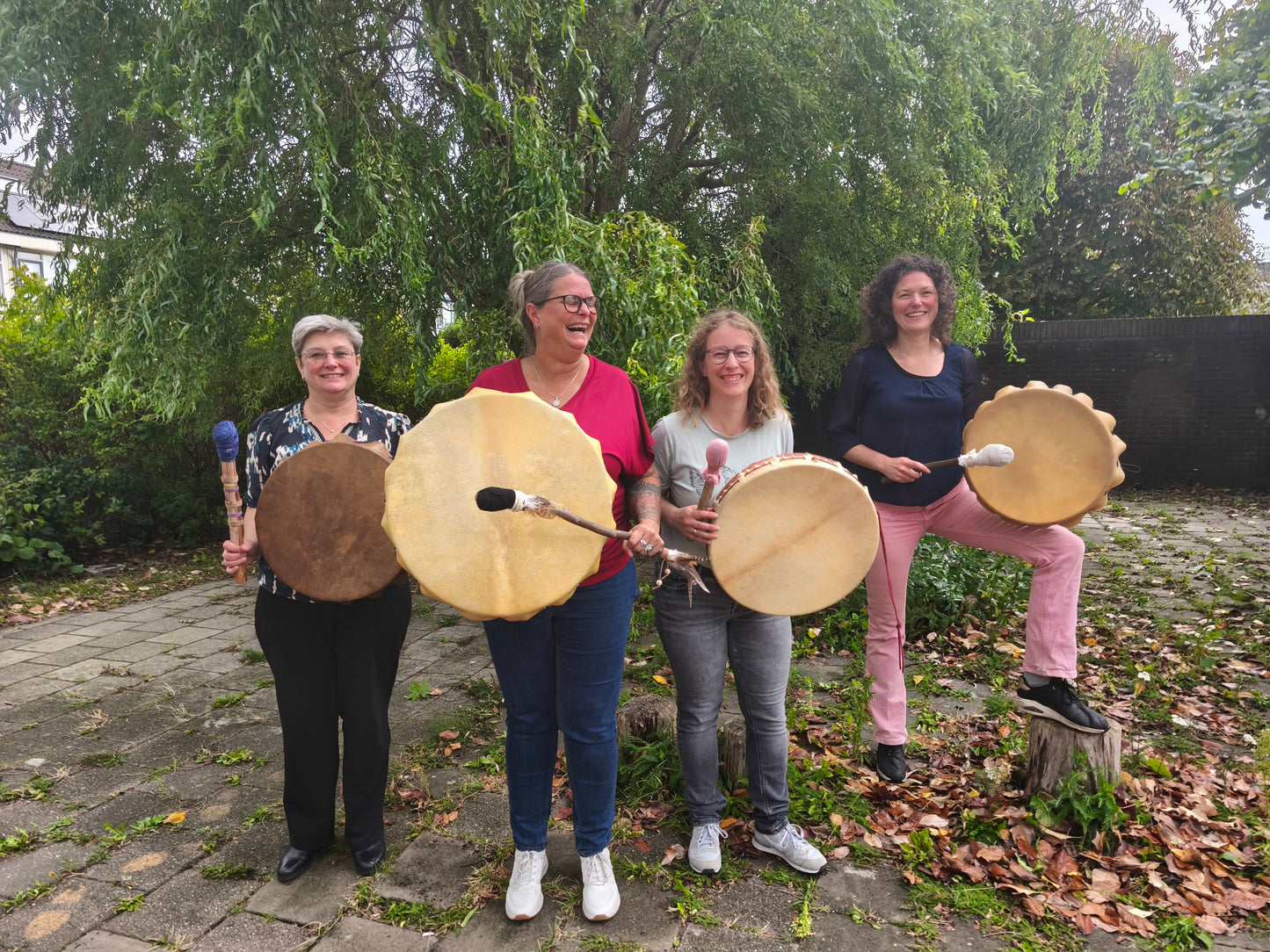 Mini-workshop en begeleide meditatie - bij de workshop "Bouw je eigen drum"