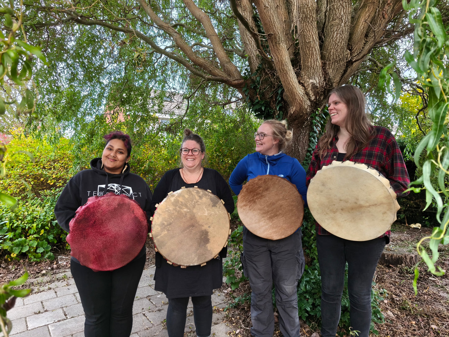 Mini-workshop en begeleide meditatie - bij de workshop "Bouw je eigen drum"