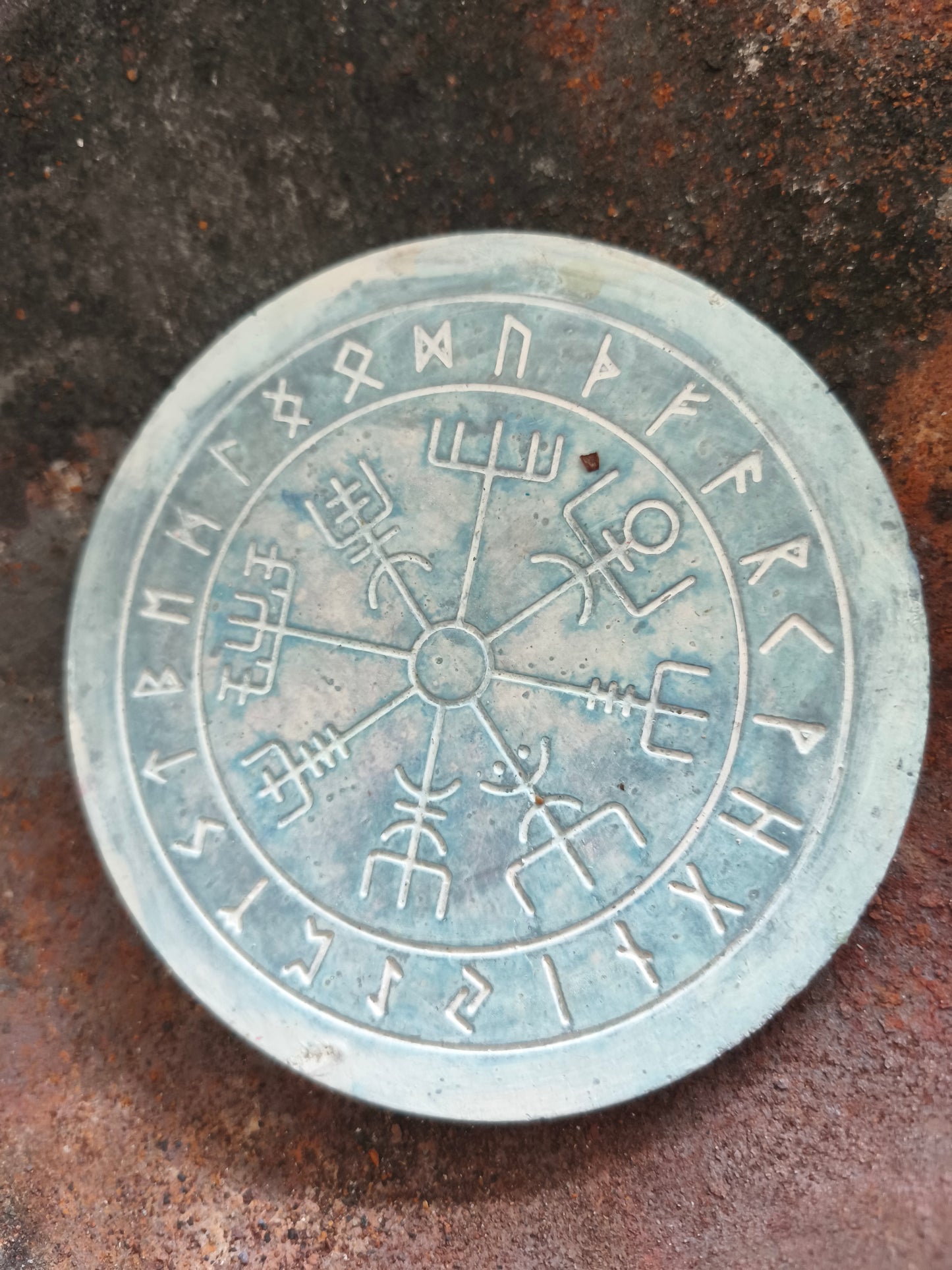Vegvisir klein - aqua